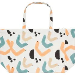 Echo Block Print Tote Bag