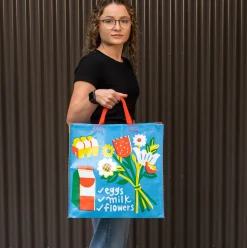 Eggs Milk Flowers Shopper