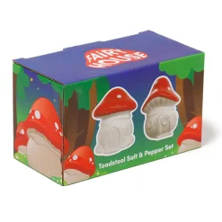 Fairy Toadstool House Salt & Pepper Set