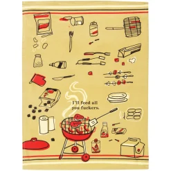 Feed You Fuckers Dish Towel