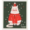 Festive Feline Swedish Dishcloth