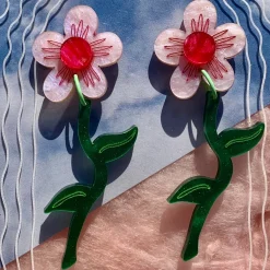 From The Garden Wavy Daisy Earrings