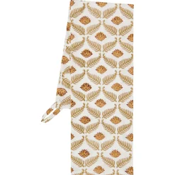 Frond Block Print Tea Towel