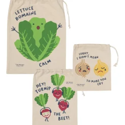 Funny Food Produce Bags Set Of 3
