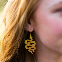 Garden Snake Earrings