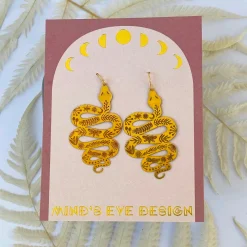 Garden Snake Earrings