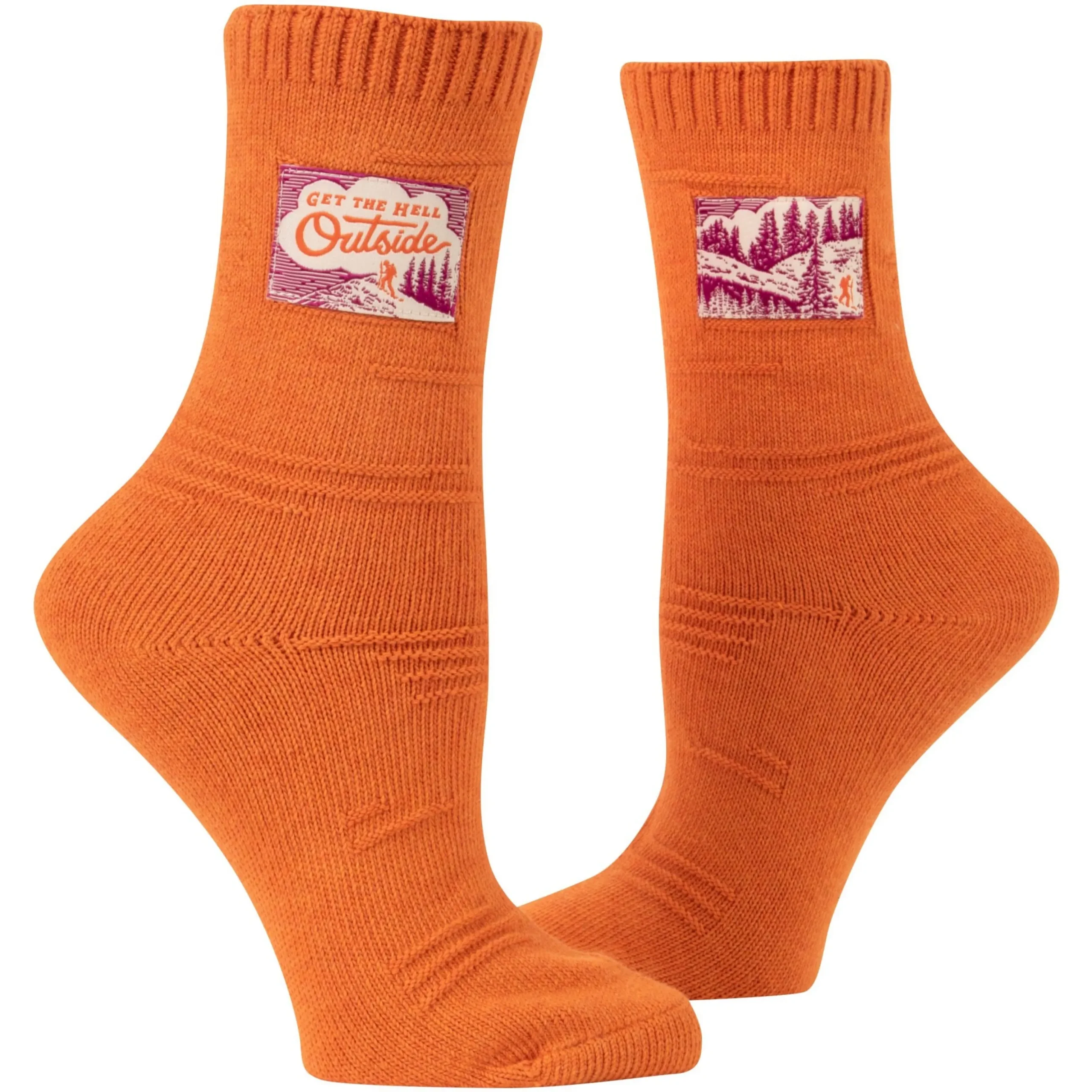 Get The Hell Outside Tag Socks