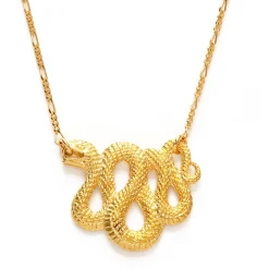 Golden Serpent Necklace