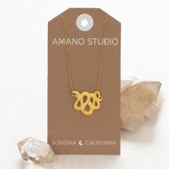 Golden Serpent Necklace