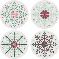 Good Tidings Soak Up Coasters Set Of 4