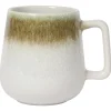 Green Mist Reactive Glaze Mug