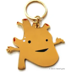 Heart Of Gold Key Chain