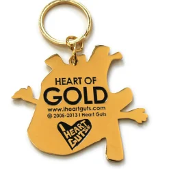 Heart Of Gold Key Chain