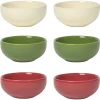 Holiday Pinch Bowls Set Of 6