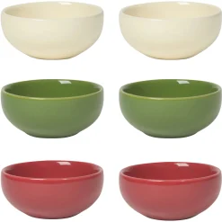 Holiday Pinch Bowls Set Of 6