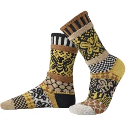 Honey Bee Mismatched Crew Socks