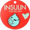 Insulin For The Win Lapel Pin