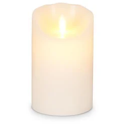 Ivory Reallite Candle Small 3 X 5 Inch