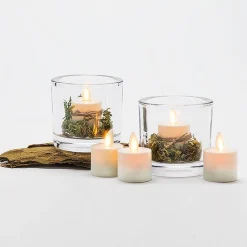 Ivory Reallite Tealights Set Of 2