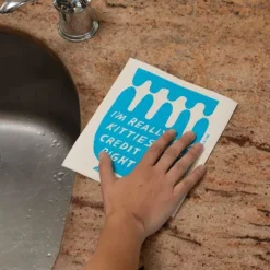 Kitties Swedish Dishcloth