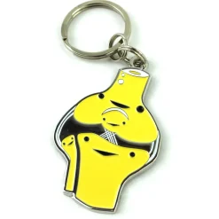 Knee Enamel Keychain