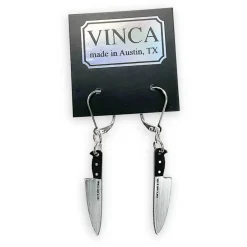 Knife Dangle Earrings
