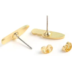 Knife Enamel Earrings