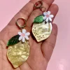Lemon & Flower Earrings
