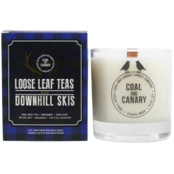 Loose Leaf Teas And Downhill Skis Candle