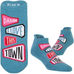 Love This Town Sneaker Socks