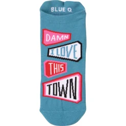Love This Town Sneaker Socks