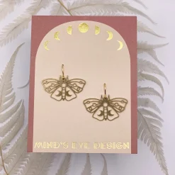 Luna Moth Earrings