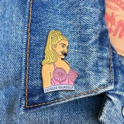 Madonna Express Yourself Enamel Pin