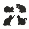 Magnetic Cat Coasters