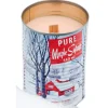 Maple Syrup Tin Candle Wood Wick