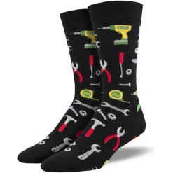 Men's All Fixed Socks Black