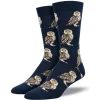 Men's Burrowing Owl Socks Navy