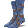 Men's Capybara Socks Blue