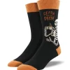 Men's Death Before Decaf Socks Black