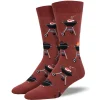 Men's Fired Up Socks Red