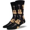 Men's Guitars Socks Black