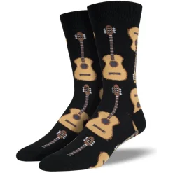 Men's Guitars Socks Black