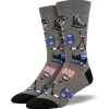 Men's Hockey Gear Socks Charcoal Heather