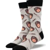 Men's Softball League Socks Light Grey Heather