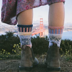 Mirage Mismatched Crew Socks