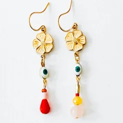 Mismatched Evil Eye Earrings