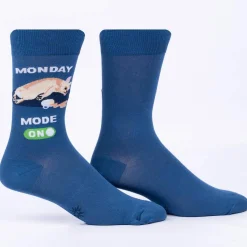 Monday Mode, On Men's Crew Socks