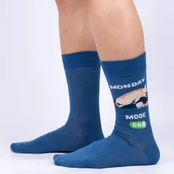 Monday Mode, On Men's Crew Socks