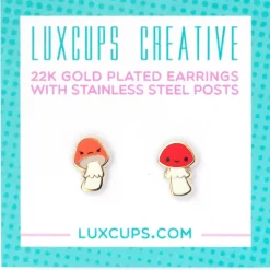 Mushroom Friend Earrings