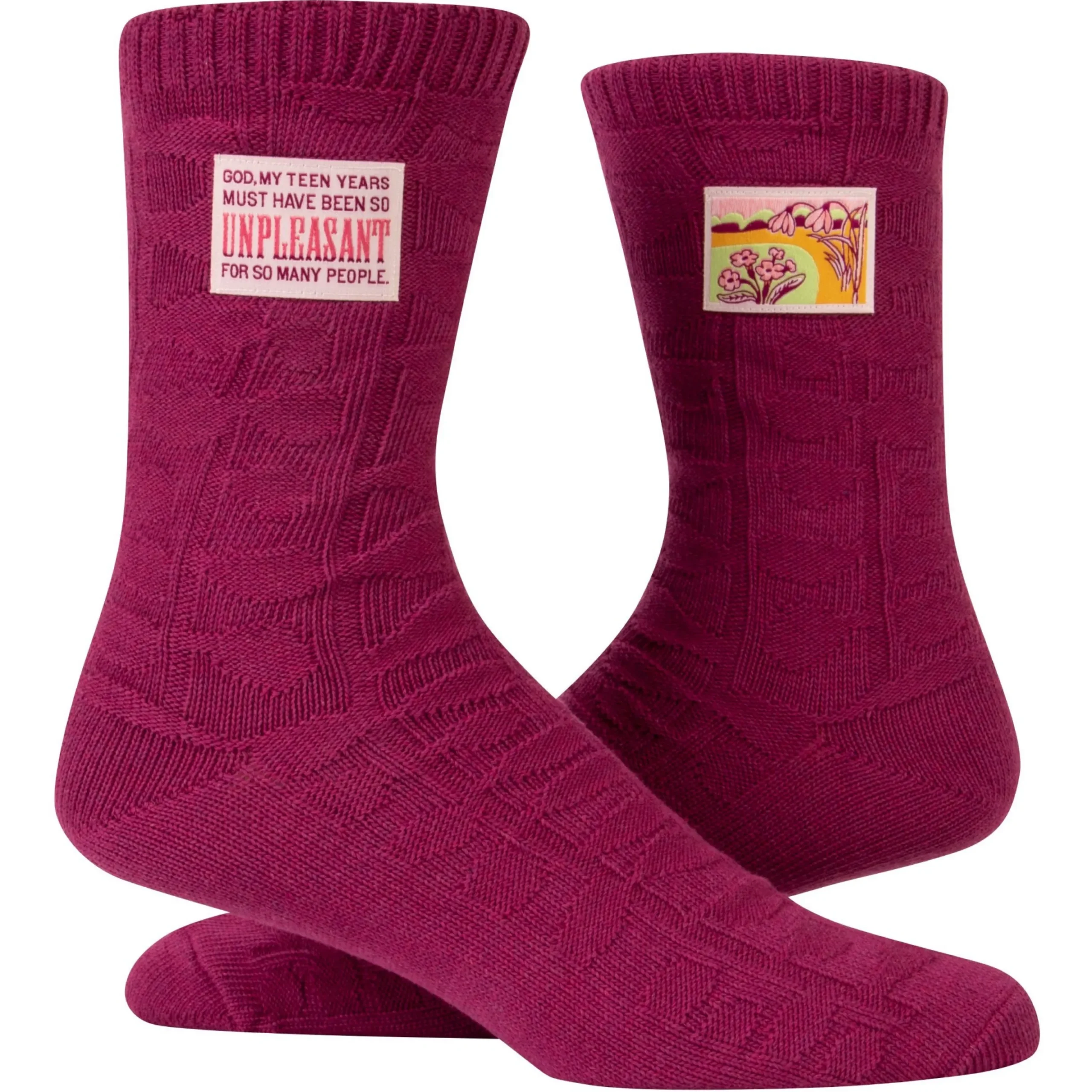 My Teen Years Tag Socks